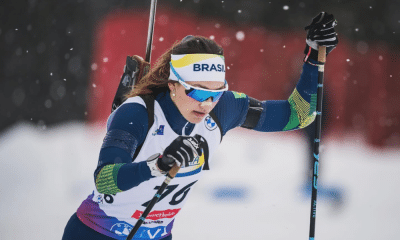 Gaia Brunello em prova da IBU Cup na Estônia