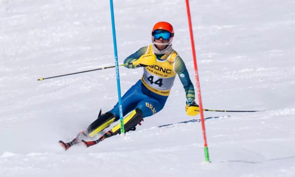 Giovanni Ongaro no Mundial Júnior de esqui alpino