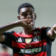 Felipe Lima do Flamengo anotou um gol na final da Libertadores Sub-20 contra o Palmeiras