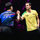 Hugo Calderano no WTT Champions de Chongqing