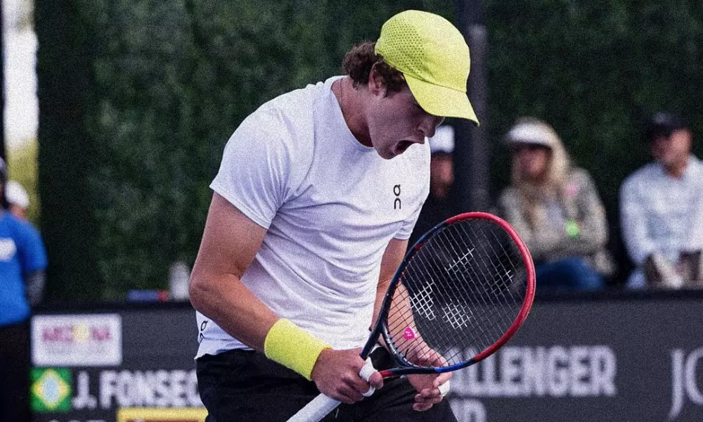 João Fonseca na final do Challenger de Phoenix
