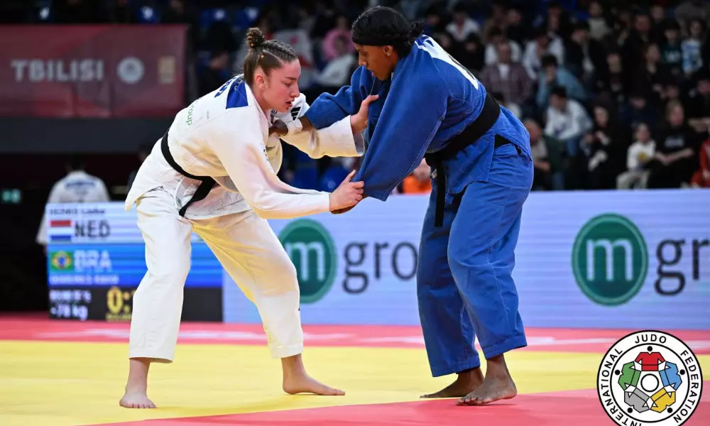 Karol Gimenes no Grand Slam de judô de Tbilisi