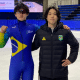 Lucas Koo no Mundial Júnior de patinação de velocidade em pista curta