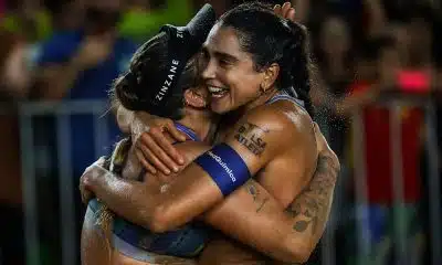 Carol Solberg e Rebecca - Finalistas Elite 16 de Brasília - Circuito Mundial - Vôlei de Praia