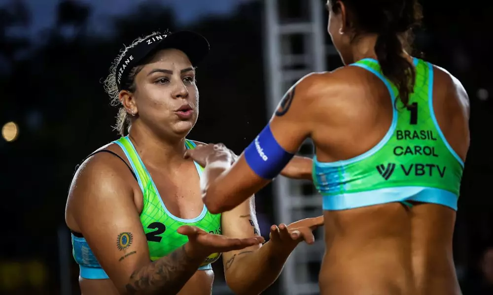 Carol Solberg e Rebecca - Elite 16 de Brasília - Vôlei de Praia - Circuito Mundial