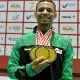 Na imagem, um dos paratletas do Brasil que faturou muitas medalhas no torneio de tênis de mesa internacional.