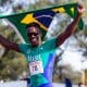 Felipe Bardi foi campeão do Sul-Americano com tempo de 9s99 na prova dos 100m (Gustavo Alves/CBAt)