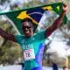 Felipe Bardi foi campeão do Sul-Americano com tempo de 9s99 na prova dos 100m (Gustavo Alves/CBAt)
