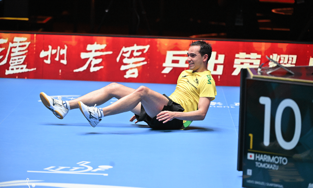 Hugo Calderano - Copa do Mundo de tênis de mesa