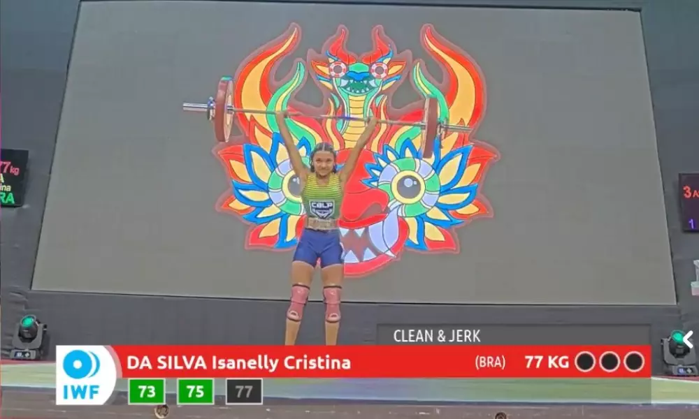 Isanelly Cristina - Mundial Sub-17 de levantamento de peso
