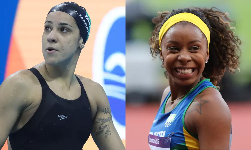 Joanna Maranhão e Rosangela Santos recebem o Prêmio Melânia Luz do COB