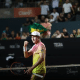 João Fonseca comemora ponto no Rio Open 2025 (Foto: Divulgação/Fotojump)