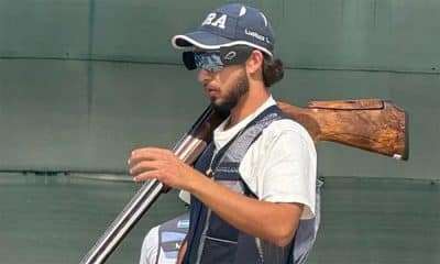 Na imagem, Leonardo Lustoza com sua carabina.