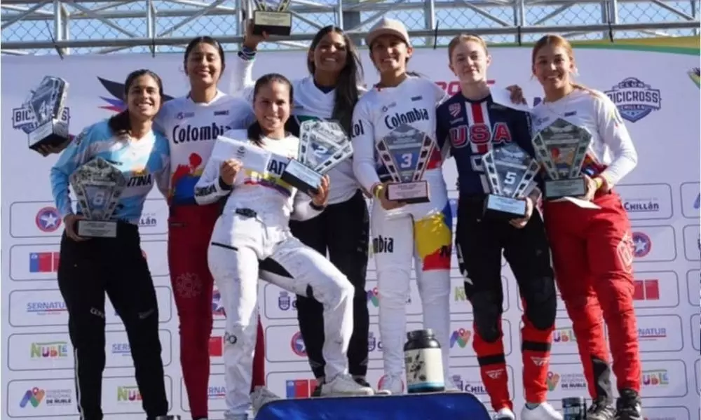 PAOLA REIS É MEDALHA DE OURO NO CAMPEONATO PAN-AMERICANO DE BMX