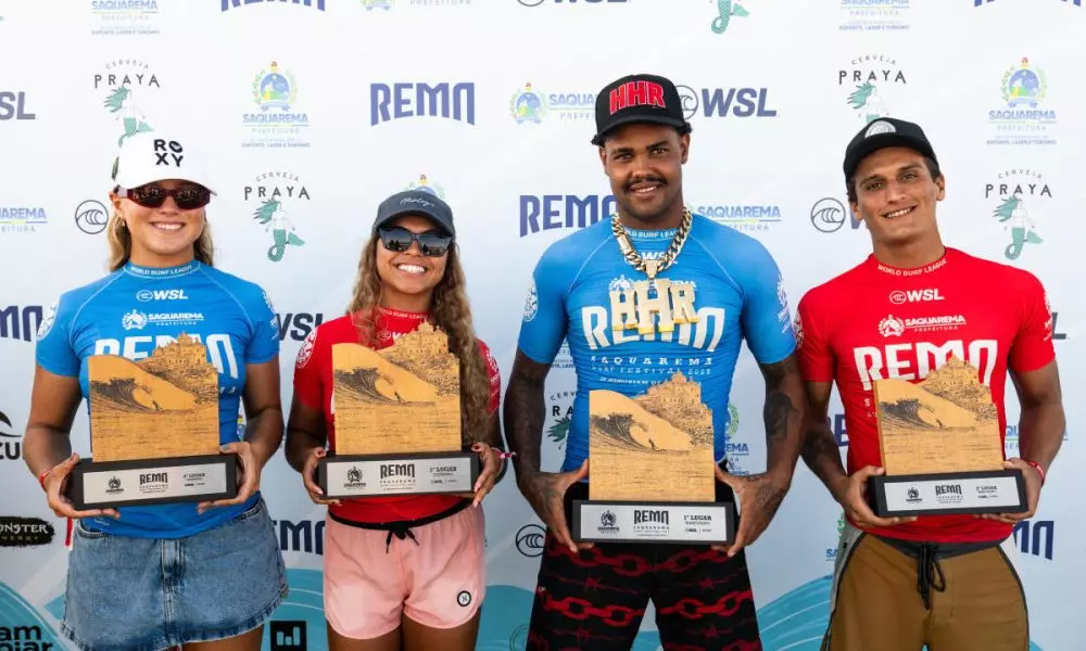 Tainá Hinckel, Weslley Dantas, Rickson Falcão e Luara Mandelli, Saquarema, WSL