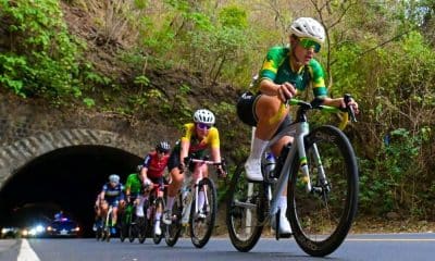 Carolina Bilato, Thayna Araújo, Tamires Radatz, Volta de El Salvador de ciclismo estrada.