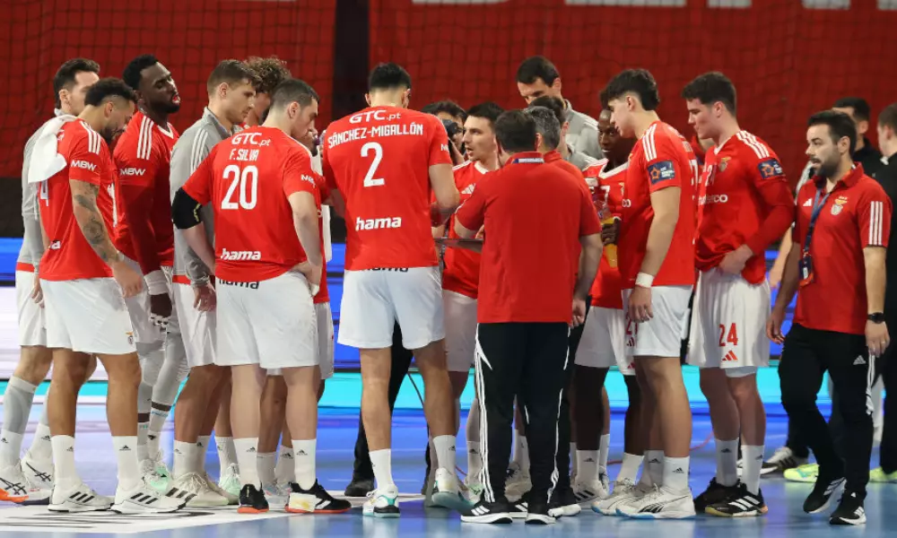 Jogadores do Benfica