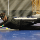 Jogador da seleção brasileira de goalball na Copa das Nações