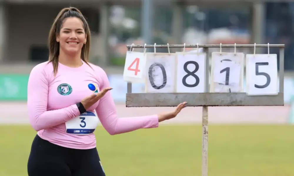 Wanna Brito seu recorde no Desafio Brasil Paralímpico