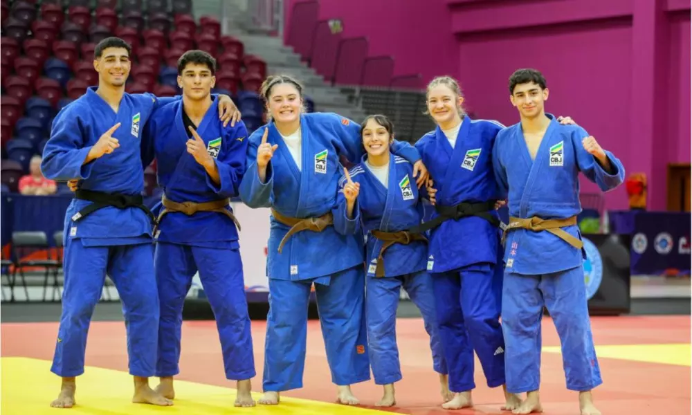 Judocas da Seleção Brasileira de Judô no Campeonato Pan-Americano e Oceania Cadete e Júnior