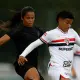 Jogadoras do São Paulo e Corinthians pelo Brasileirão Feminino