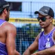 Guto e Vítor Felipe na grande final da Etapa de Brasília do Circuito Brasileiro de vôlei de praia
