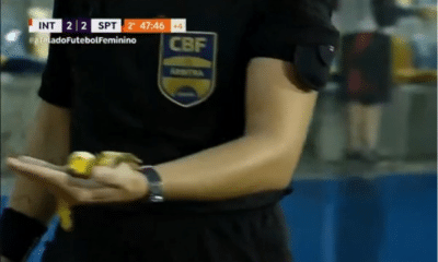 Banana no jogo entre Internacional e Sport