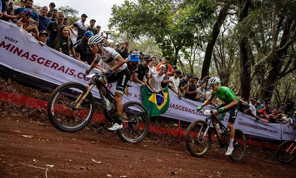 Copa do Mundo de Mountain Bike, Araxá, Brasil, Gustavo Xavier, Alex Malacarne e Ulan Galinski