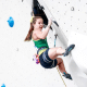 Anja Köhler vai disputar a prova guiada em etapa da Copa do Mundo de escalada na China