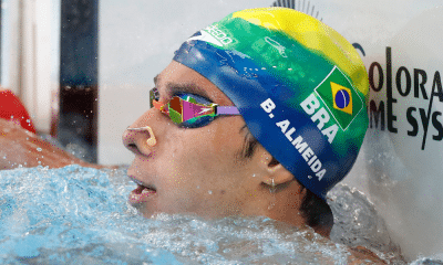 Brandonn Almeida no Aberto de Portugal de natação