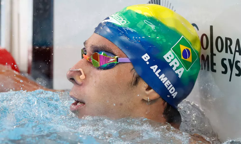 Brandonn Almeida no Aberto de Portugal de natação