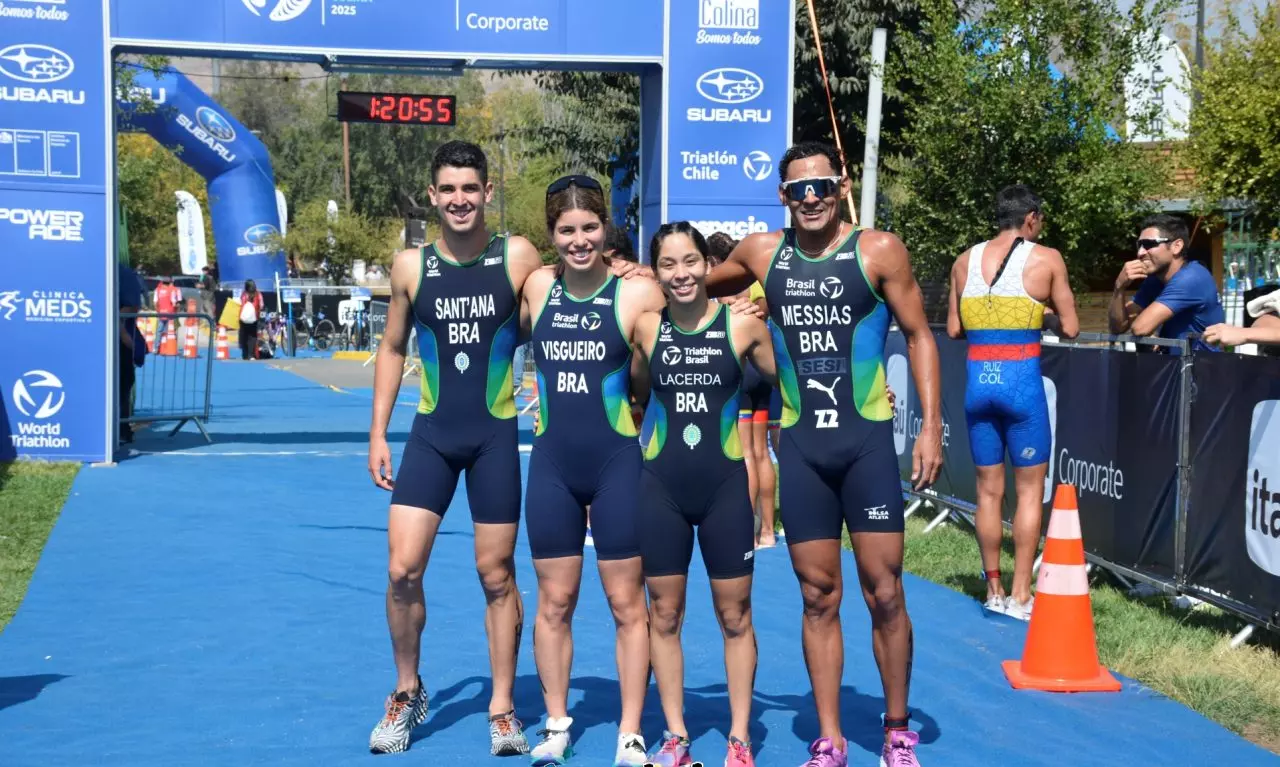 Campeonato Sul-Americano de triatlo Alejandro Juanuk chile revezamento misto