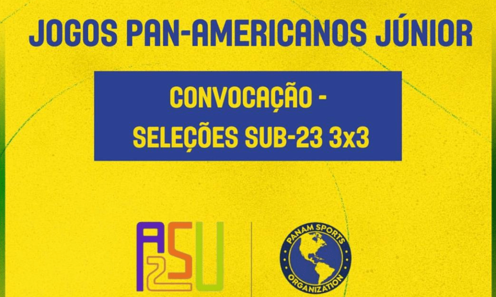 Seleções Sub-23 3x3 convocadas para o Pan-Americano Junior