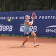 Carol Meligeni Alves em partida do ITF W35 de Leme