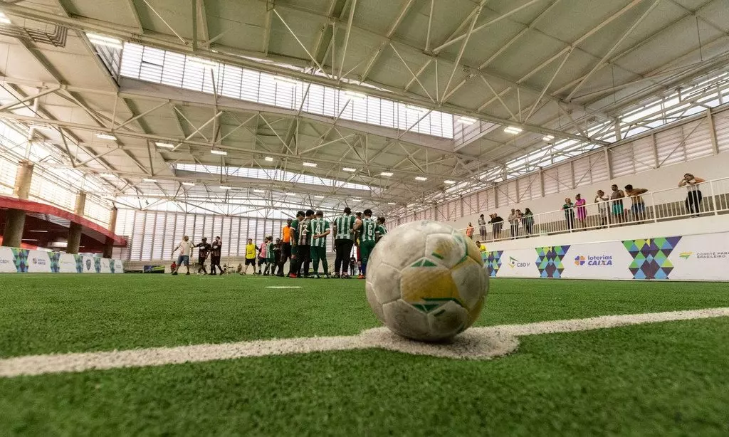 Liga Nacional de futebol de cegos CT paralímpico Centro de Treinamento Paralímpico