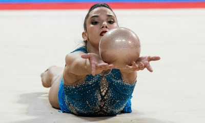 Maria Alexandre na Copa do Mundo de ginástica rítmica