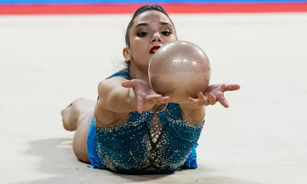Maria Alexandre na Copa do Mundo de ginástica rítmica