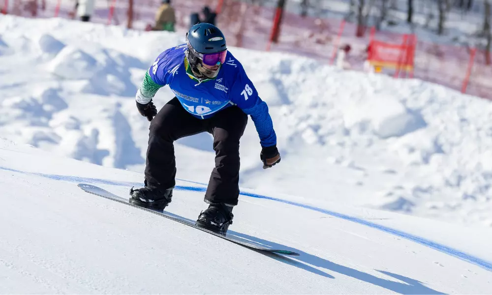 Noah Bethonico na Copa do Mundo de snowboard