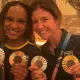 Rebeca Andrade e Aline Wolff - ginasta homenageou sua psicóloga no Prêmio Laureus