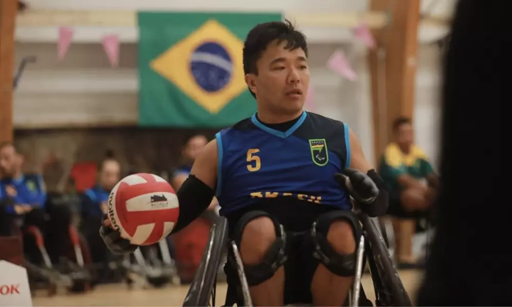 Brasil na Egmont Open de rugby em cadeira de rodas