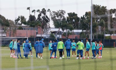 Seleção feminina de futebol treino amistoso EUA Estados Unidos