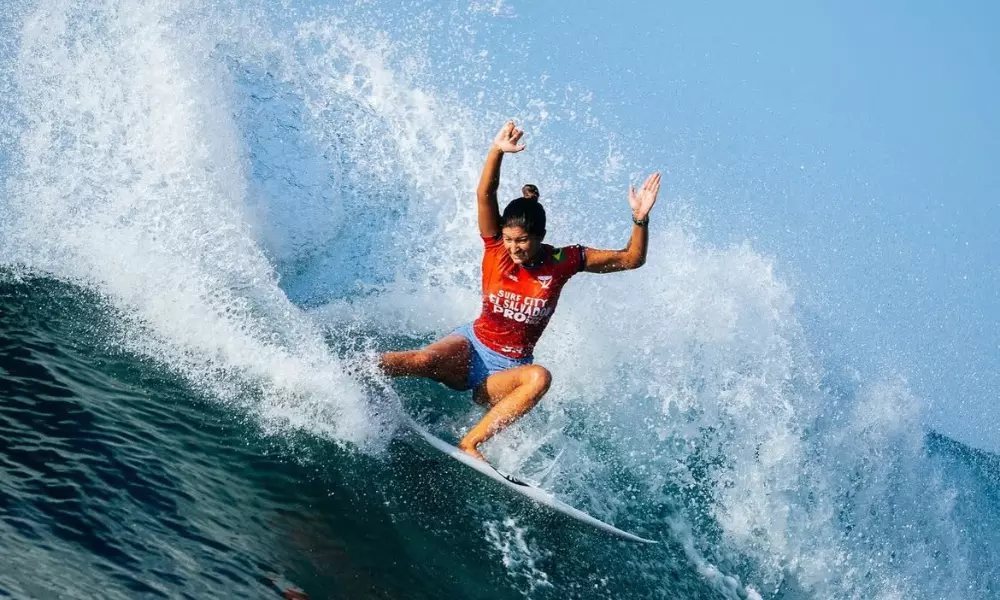 Luana Silva em ação pela wsl