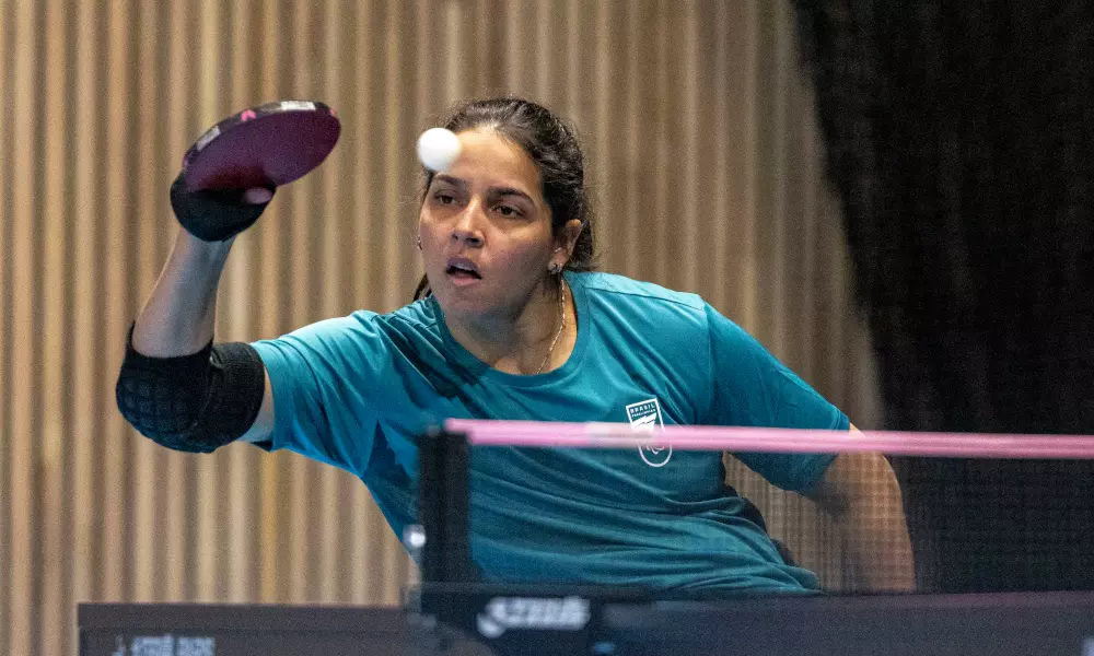 Cátia Oliveira Tênis de Mesa Paralímpico Elite de Lasko