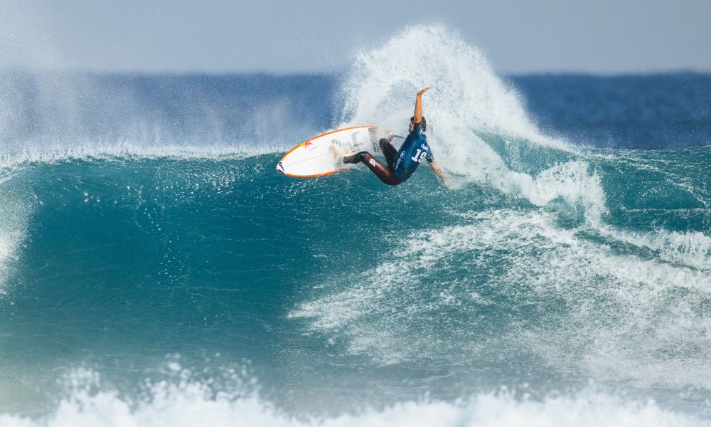 Com 8,83, João Chianca teve a segunda maior nota do dia entre todos os competidores na abertura da etapa de Margaret River (Cait Miers/WSL)