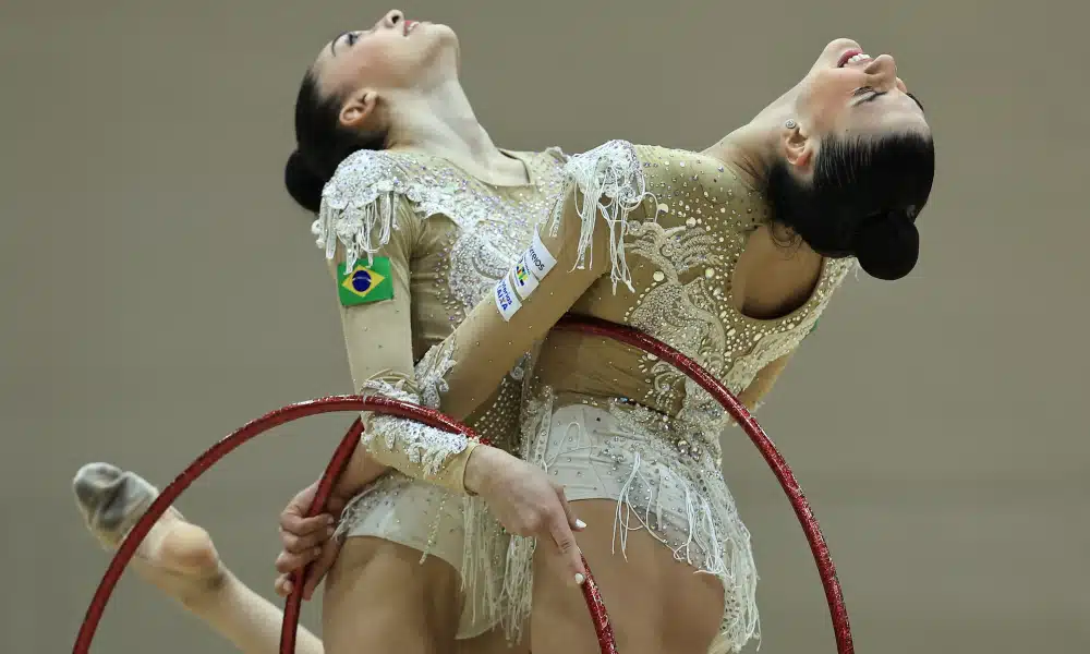 Brasil Conjunto campeão Pan-Americano de Ginástica Artística