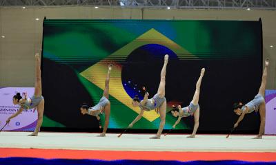 Conjunto juvenil - maças - Pan-Americano juvenil de ginástica rítmica
