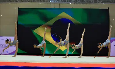 Conjunto juvenil - maças - Pan-Americano juvenil de ginástica rítmica