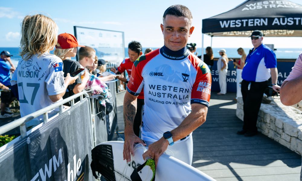 Deivid Silva vai disputar a repescagem junto com Alejo Muniz e Edgard Groggia (Beatriz Ryder:WSL)