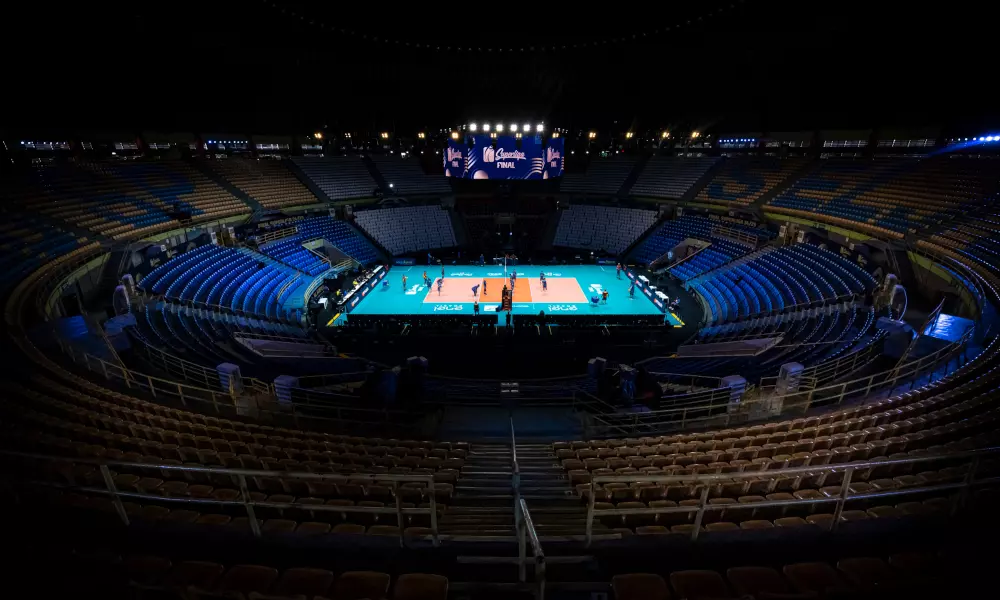 Ginásio do Ibirapuera - Final da Superliga Masculina - Sada Cruzeiro, de Wallace, contra Vôlei Renata, de Bruninho