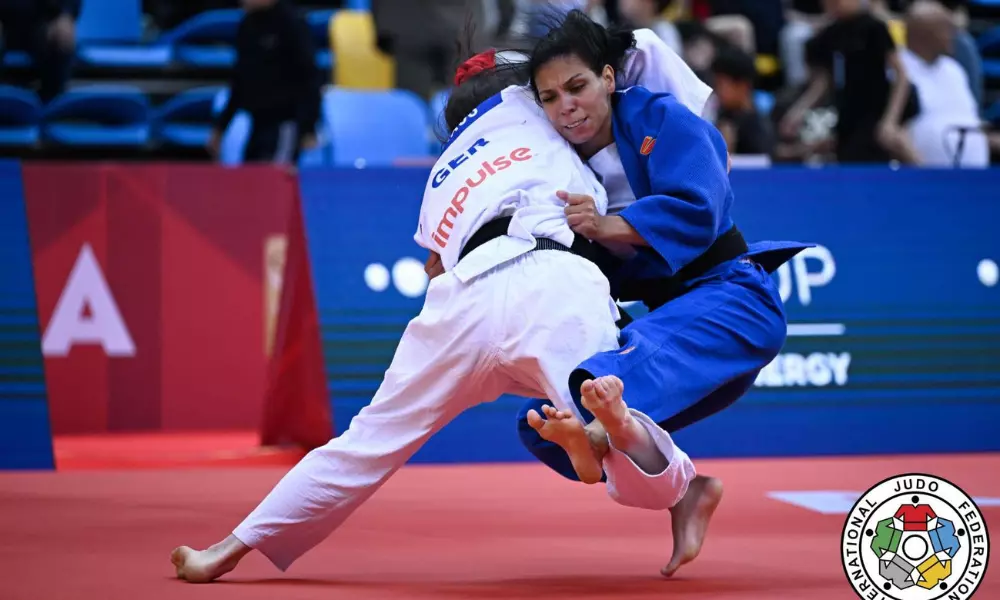 Jéssica Pereira no Grand Slam do Cazaquistão de judô